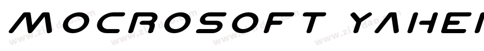 Mocrosoft YaHei字体转换